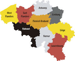 belgië kaart