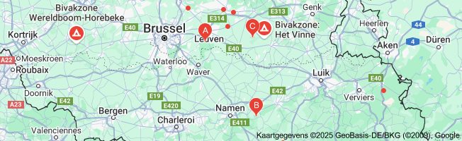 bivakzones belgie
